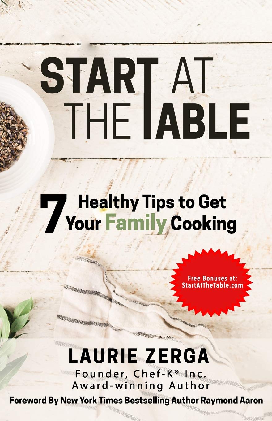 Start at the table book cover